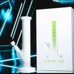 KLEAN GLASS 12'' BEAKER BONG - WHITE