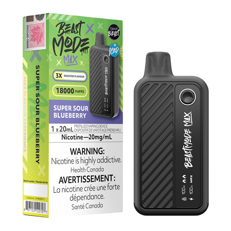 FB BEAST MODE MAX SUPER SOUR BLUEBERRY ICED 5PK