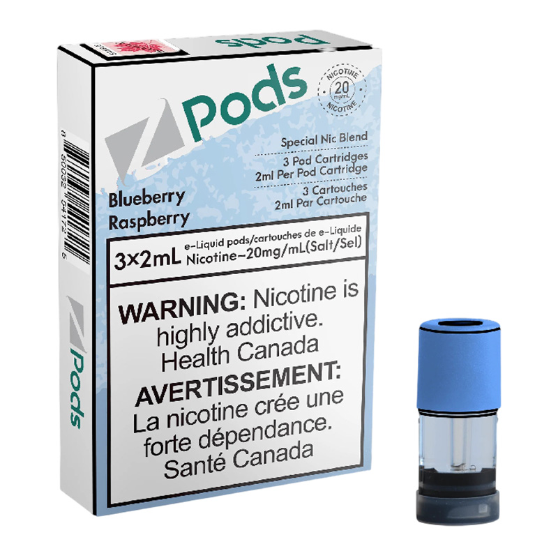 Z POD 2% 3 X 2ML - BLUE RASPBERRY