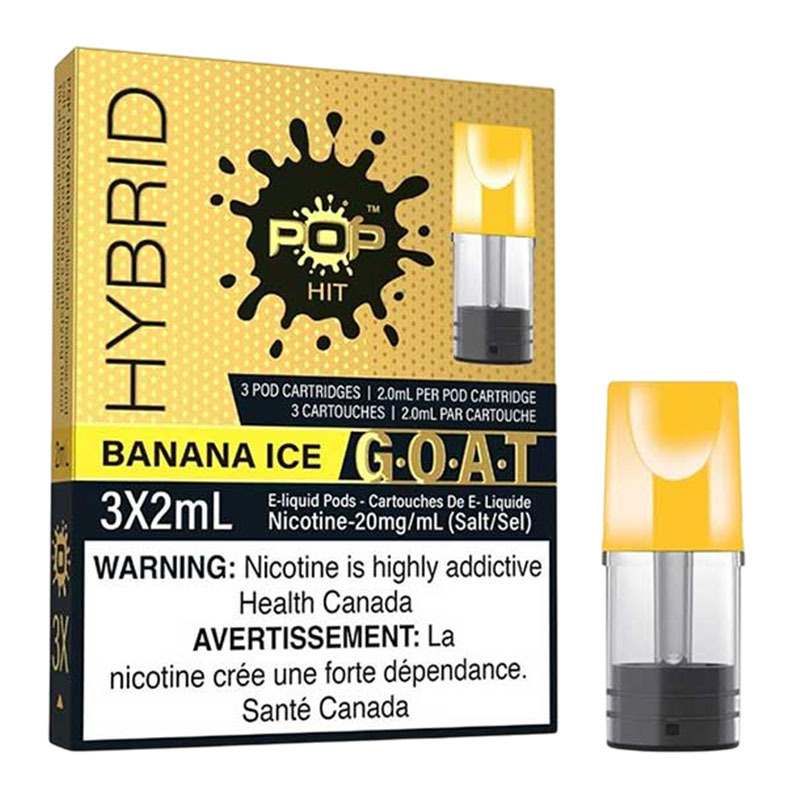 POP HIT HYBRID 3 X 2ML - BANANA ICE