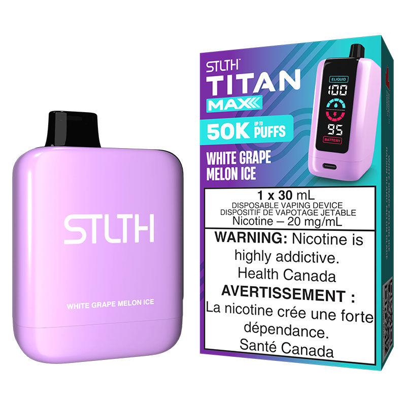 STLTH TITAN MAX 50K - WHITE GRAPE MELON ICE
