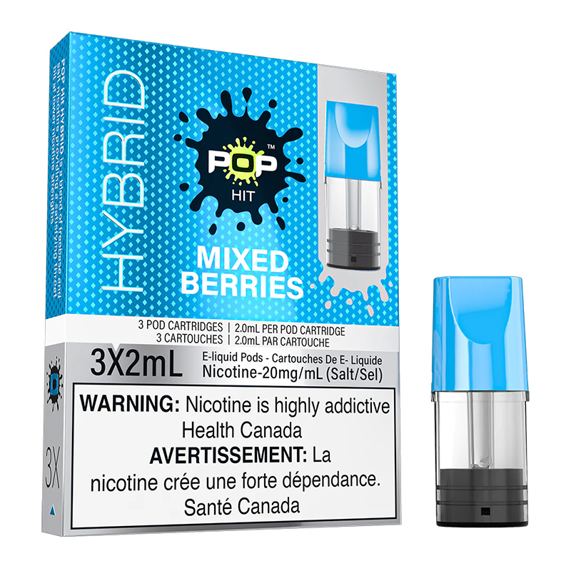 POP HIT HYBRID 3 X 2ML - MIXED BERRIES