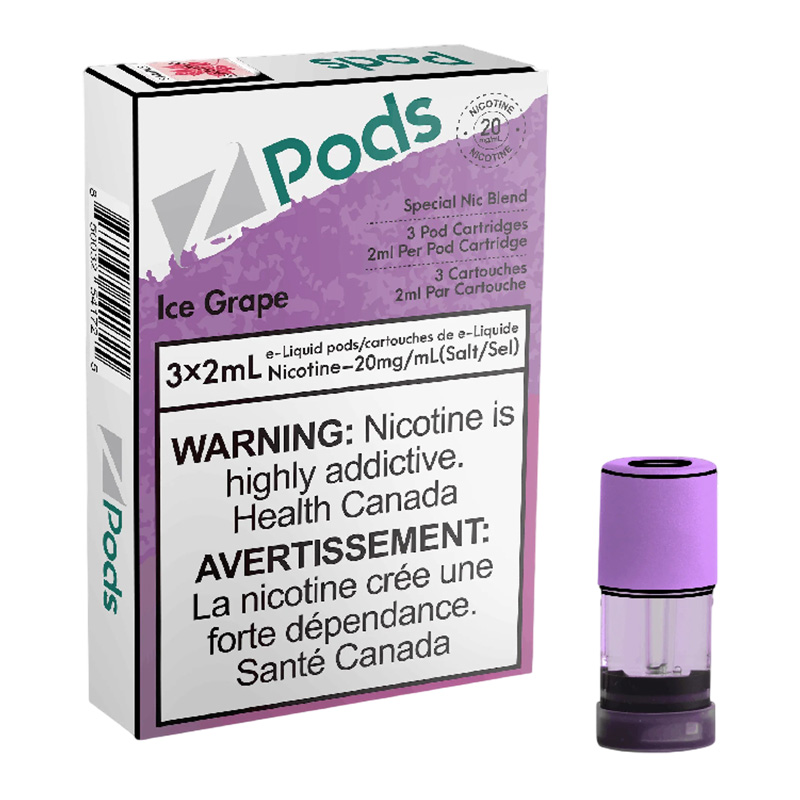 Z POD 2% 3 X 2ML - ICE GRAPE