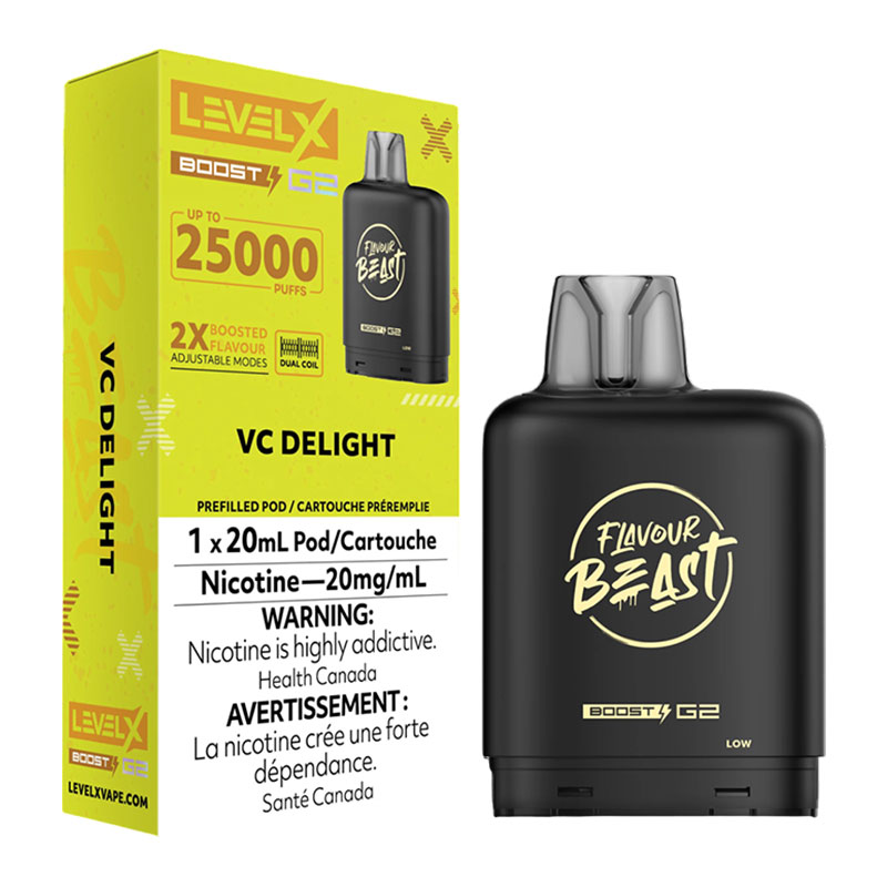 FLAVOUR BEAST LEVEL X BOOST VC DELIGHT 6PC