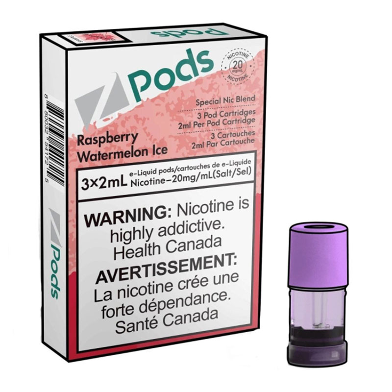 Z POD 2% 3 X 2ML - RASPBERRY WATERMELON ICE