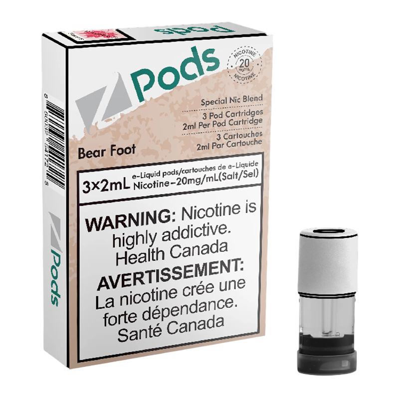 Z POD 2% 3 X 2ML - BEAR FOOT