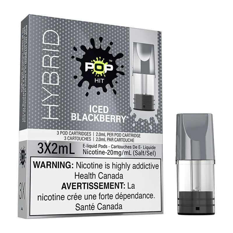 POP HIT HYBRID 3 X 2ML - ICED BLACKBERRY