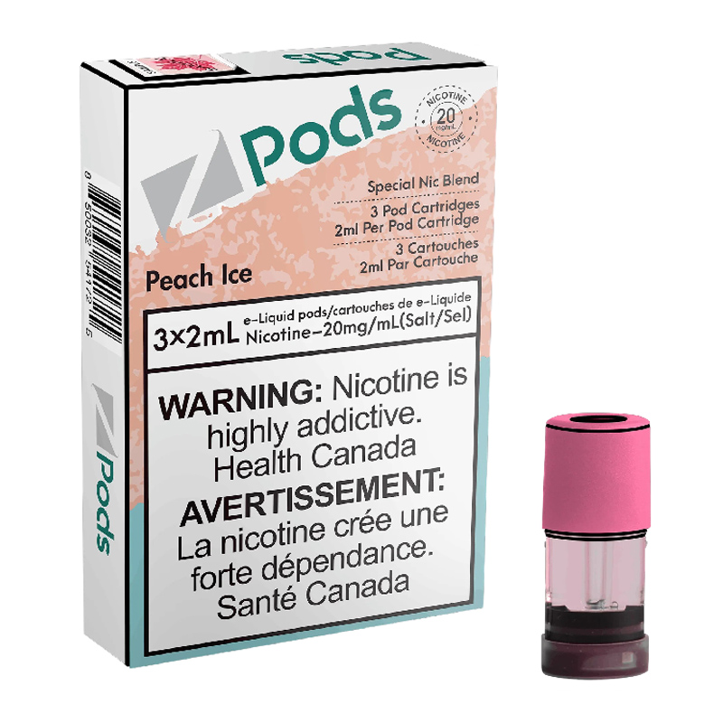 Z POD 2% 3 X 2ML - PEACH ICE