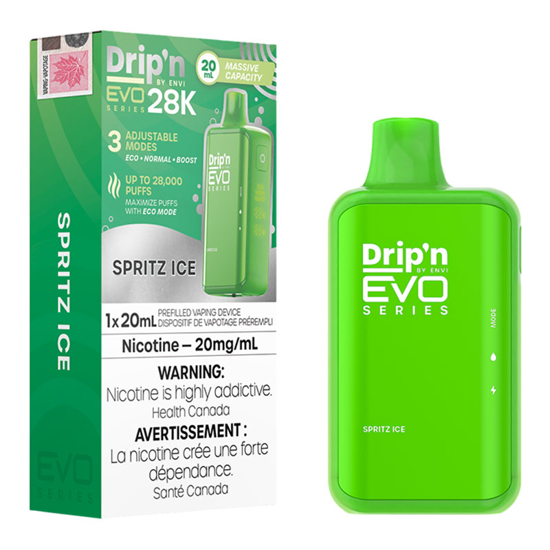 ENVI DRIP'N EVO 28K SPRITZ ICED 5PC CARTON