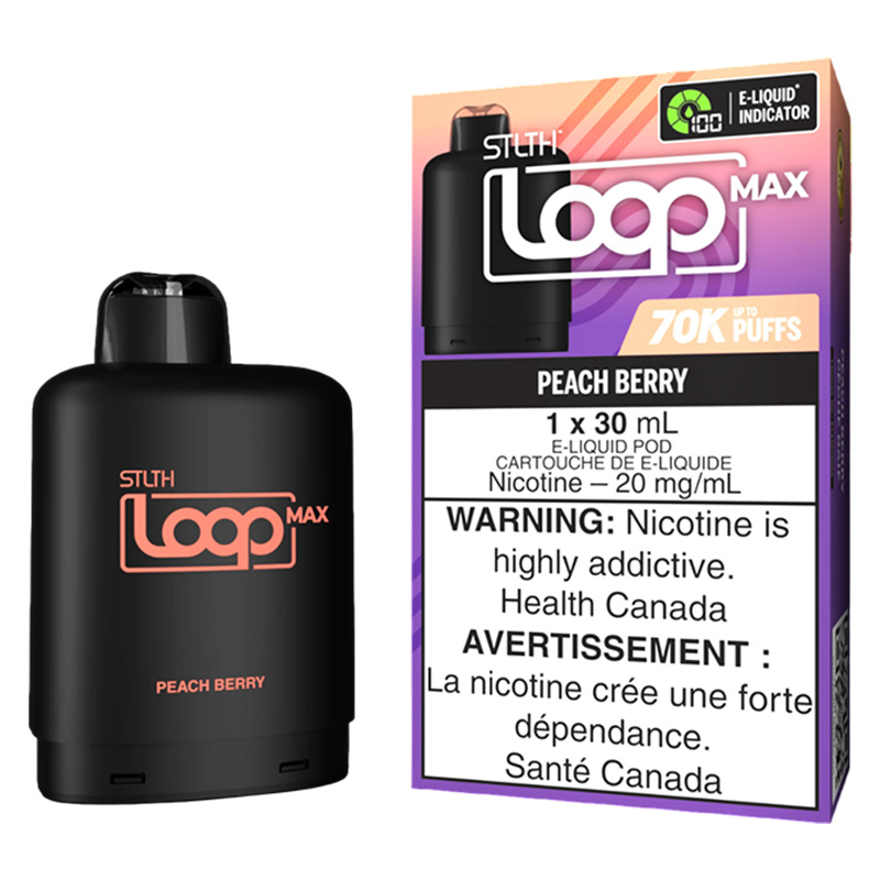 STLTH LOOP MAX 70K - PEACH BERRY