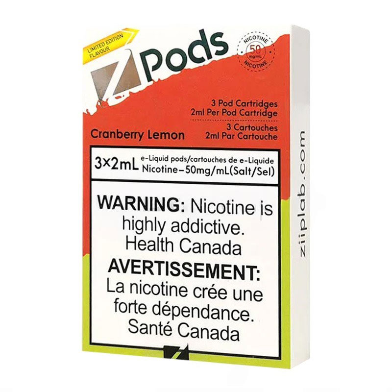 Z POD 2% 3 X 2ML - CRANBERRY LEMON