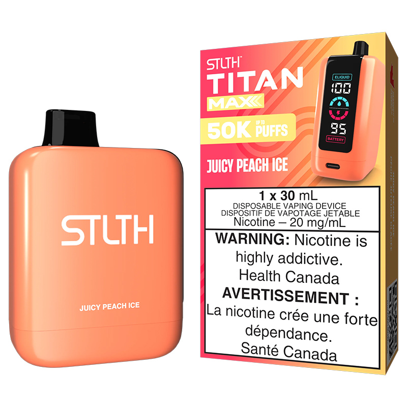 STLTH TITAN MAX 50K - JUICY PEACH ICE
