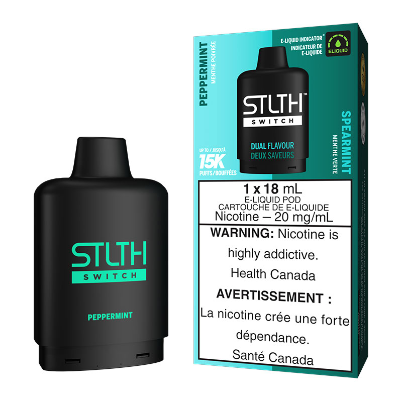 STLTH SWITCH PEPPERMINT SPEARMINT 5PC