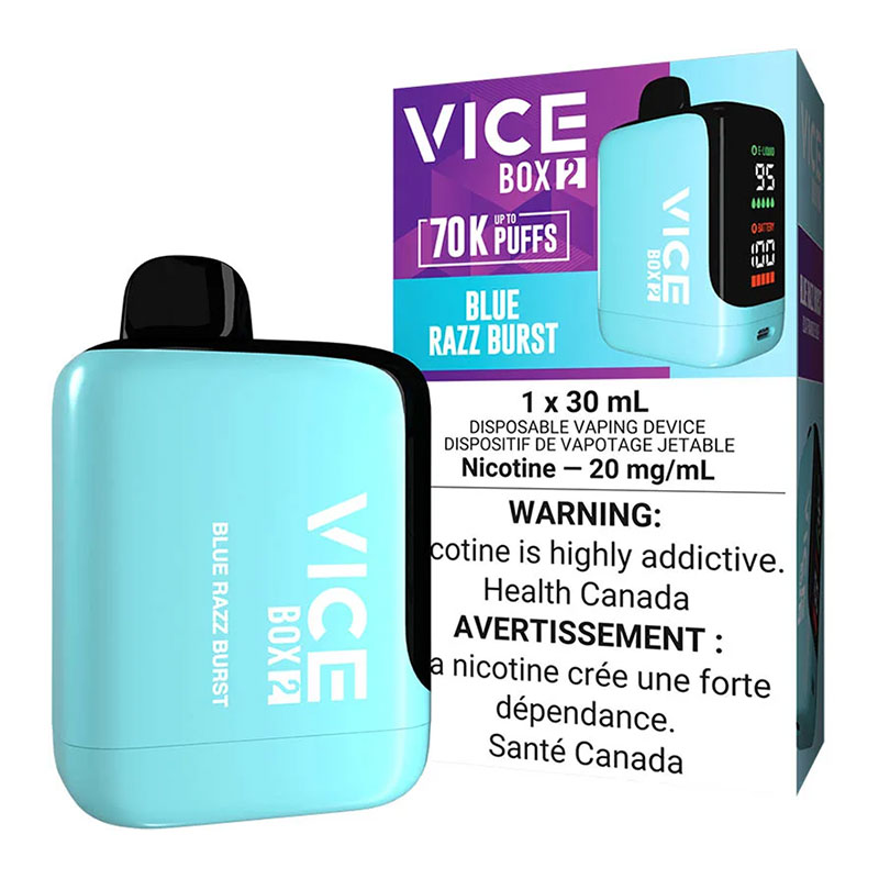 VICE BOX 2 BLUE RAZZ BURST