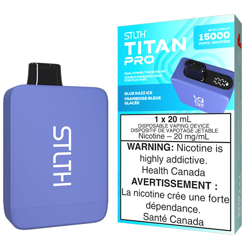 STLTH TITAN PRO BLUE RAZZ ICE 5PC