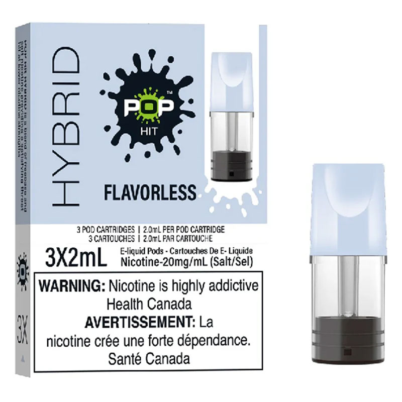 POP HIT HYBRID 3 X 2ML - FLAVOURLESS