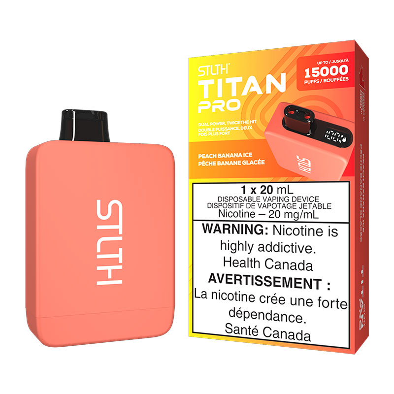 STLTH TITAN PRO PEACH BANANA ICE 5PC