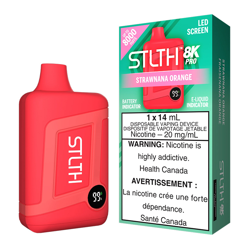 STLTH 8K PRO - STRAWANNA ORANGE