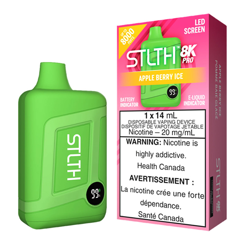 STLTH 8K PRO - APPLE BERRY ICE