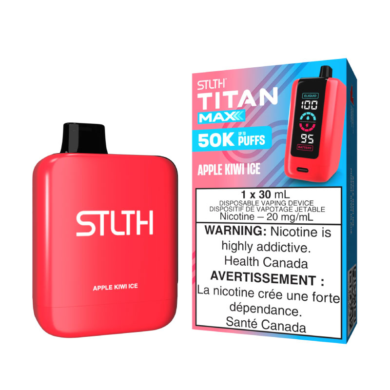 STLTH TITAN MAX 50K - APPLE KIWI ICE
