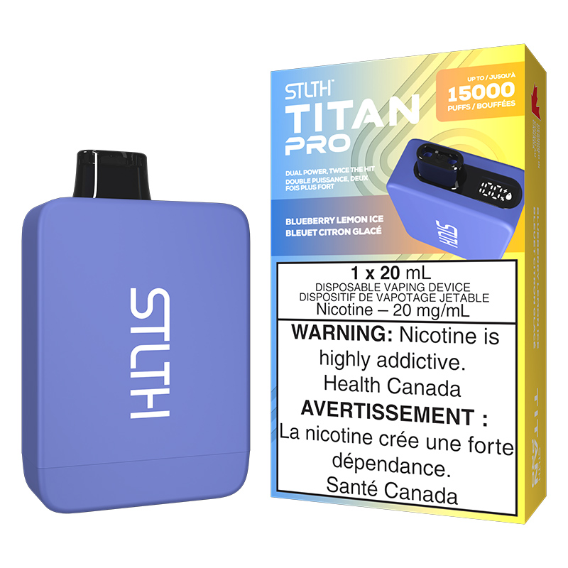 STLTH TITAN PRO BLUEBERRY LEMON ICE 5PC