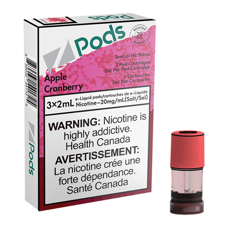 Z POD 2% 3 X 2ML - APPLE CRANBERRY