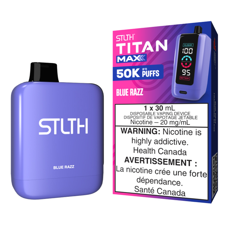 STLTH TITAN MAX 50K - BLUE RAZZ
