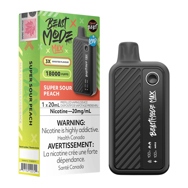 FB BEAST MODE MAX SUPER SOUR PEACH ICED 5PK