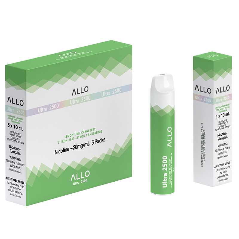 ALLO 2500 LEMON LIME CRAN 5 PC CARTON