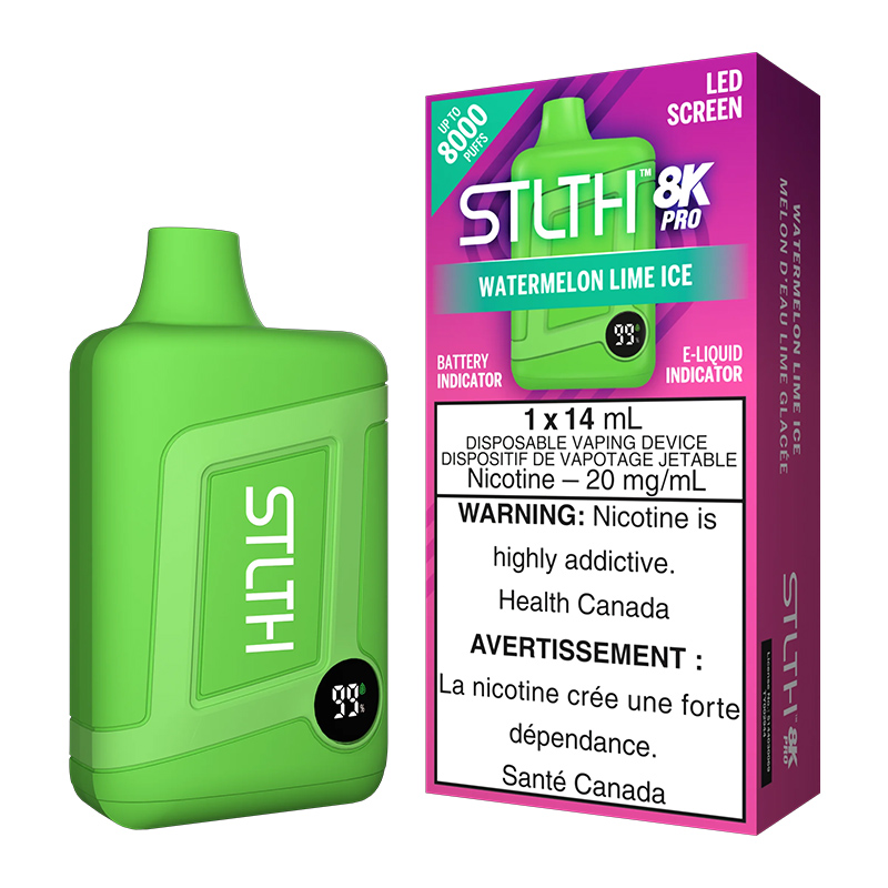 STLTH 8K PRO - WATERMELON LIME ICE