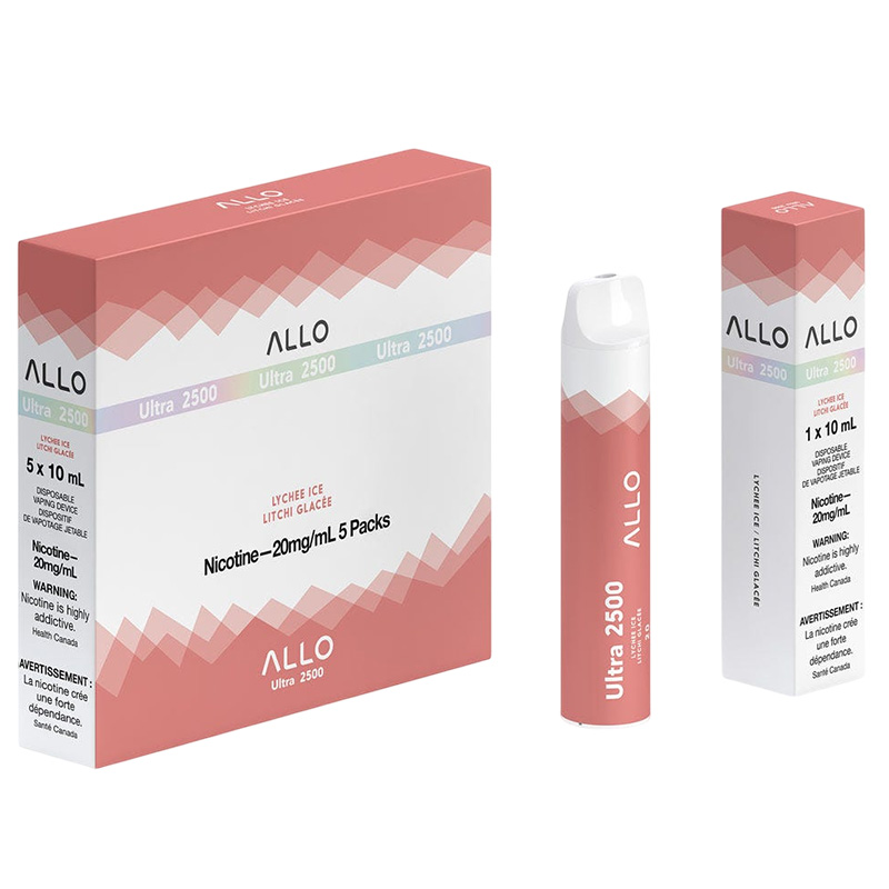 ALLO 2500 LYCHEE ICE 5 PC CARTON