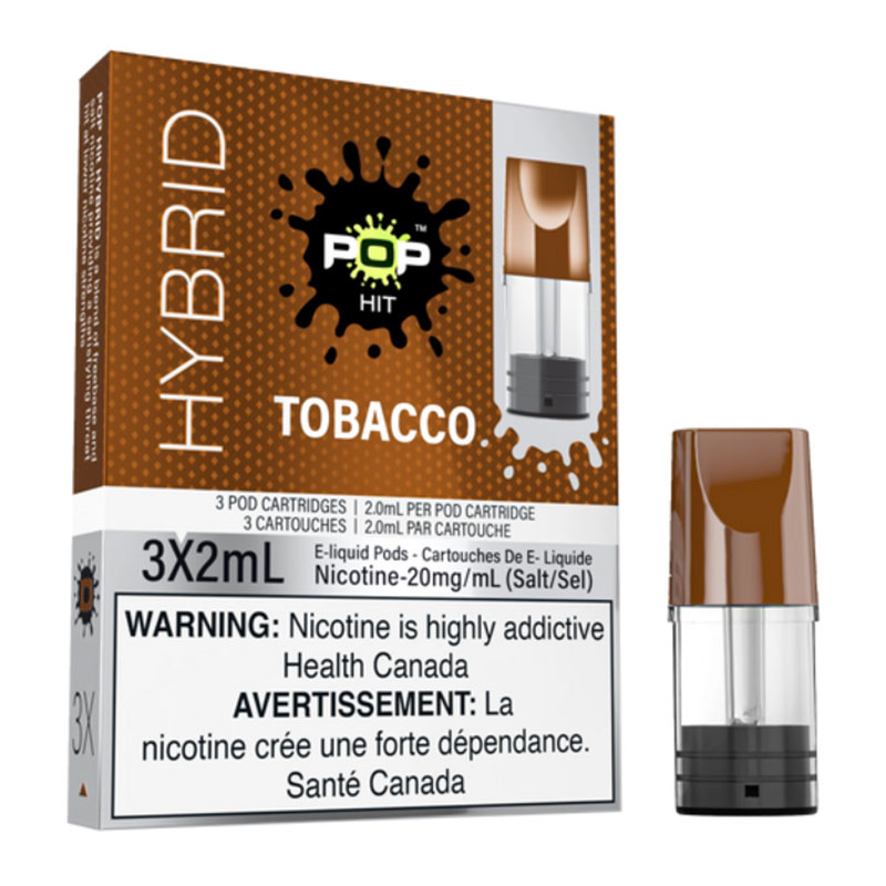 POP HIT HYBRID 3 X 2ML - TOBACCO