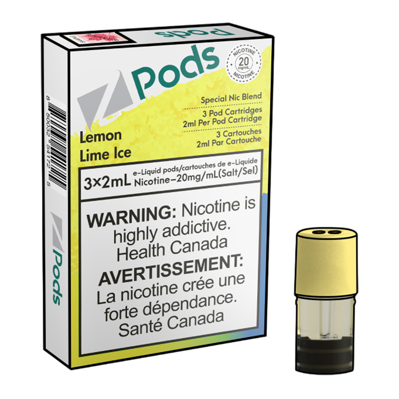 Z POD 2% 3 X 2ML - LEMON LIME ICE