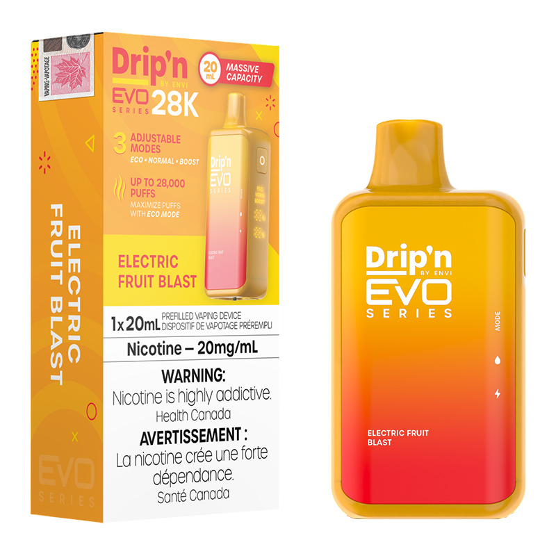 ENVI DRIP'N EVO 28K ELECTRIC FRUIT BLAST 5PC CARTON