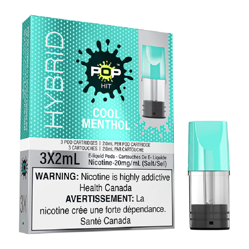 POP HIT HYBRID 3 X 2ML - COOL MENTHOL
