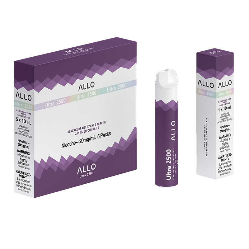 ALLO 2500 BLKCURRANT LYCHEE BERRIES 5 PC CARTON