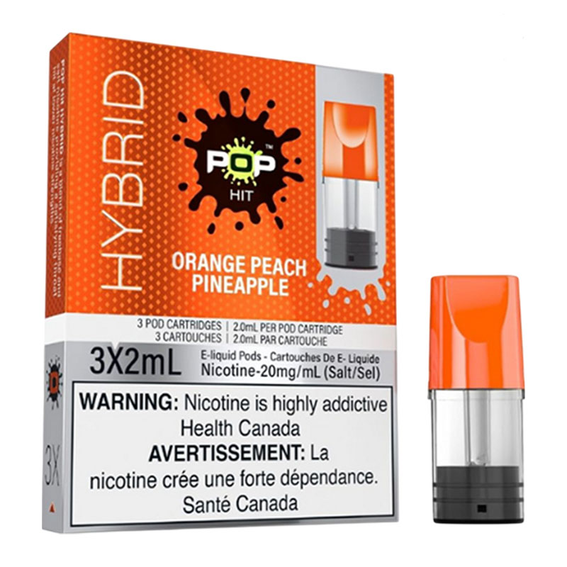 POP HIT HYBRID 3 X 2ML - ORANGE PEACH PINEAPPLE