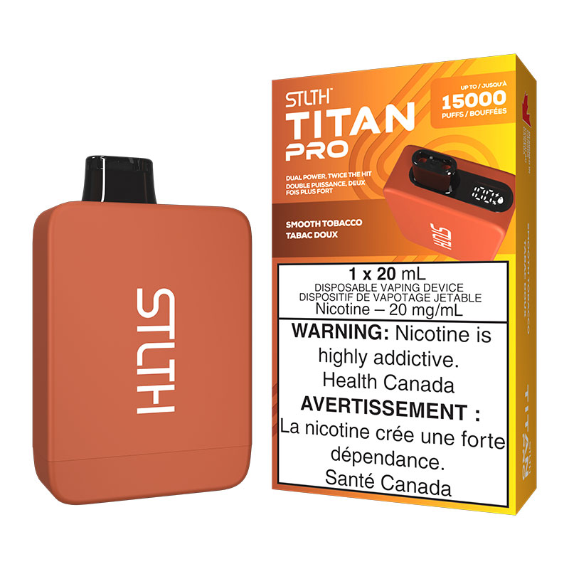 STLTH TITAN PRO SMOOTH TOBACCO 5PC