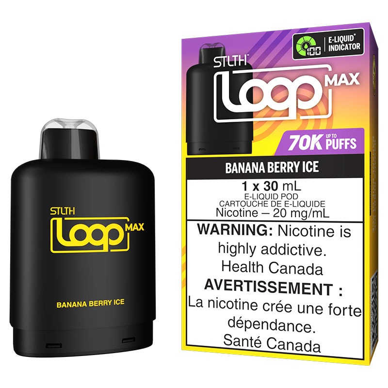 STLTH LOOP MAX 70K - BANANA BERRY ICE