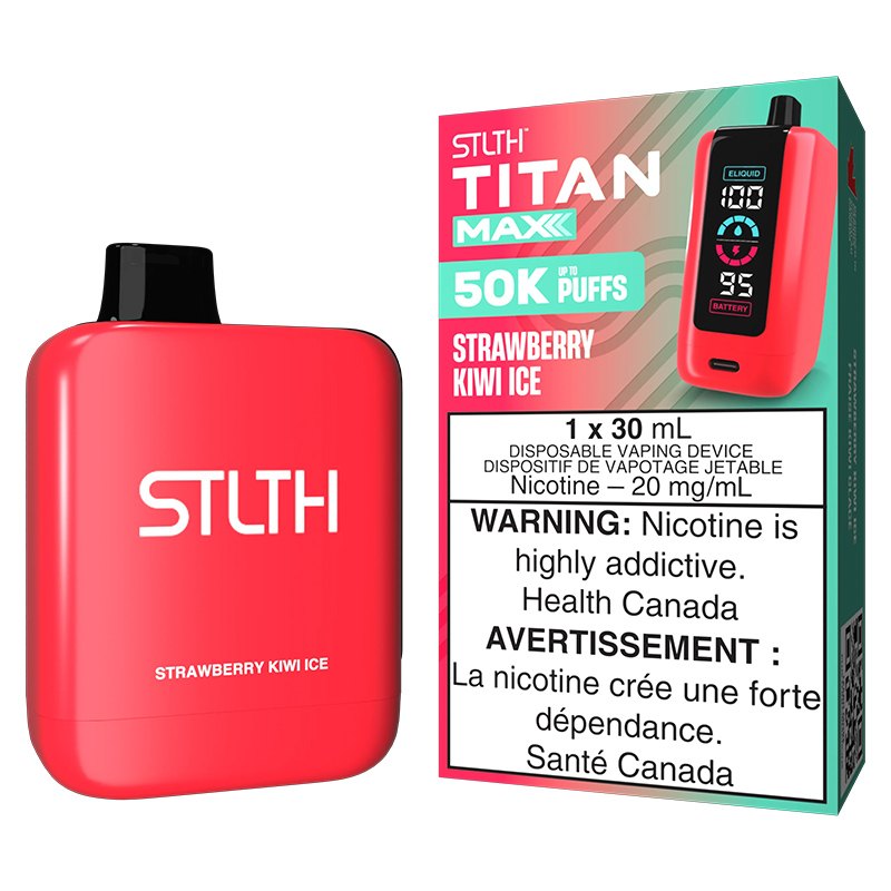 STLTH TITAN MAX 50K - STRAWBERRY KIWI ICE