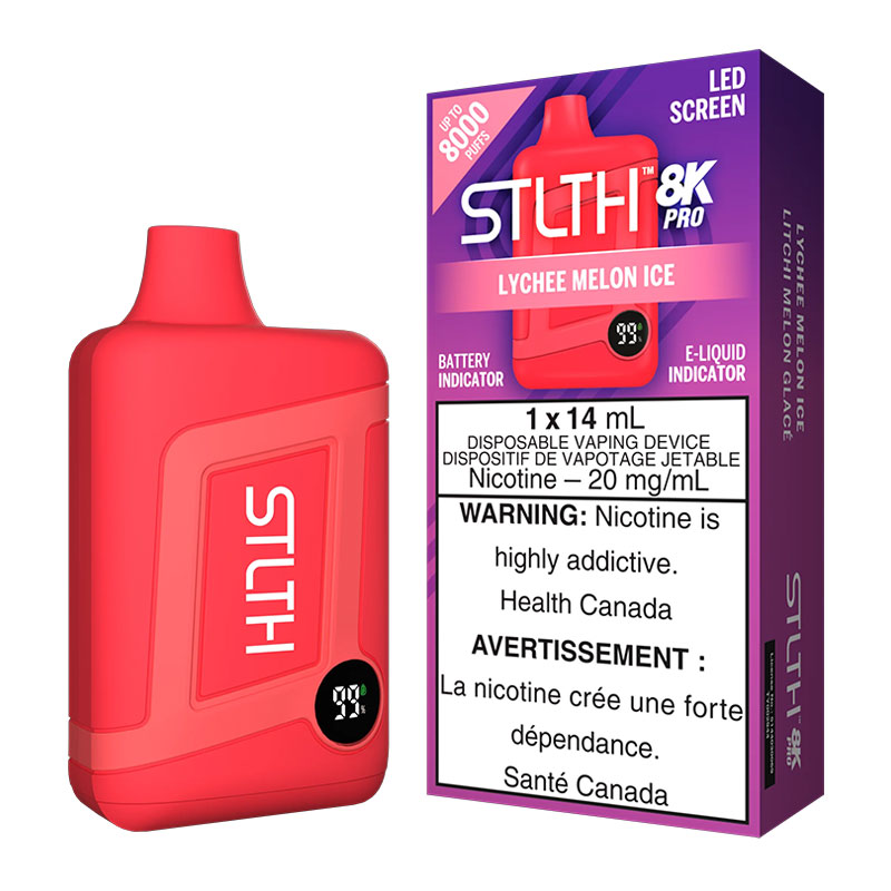 STLTH 8K PRO - LYCHEE MELON ICE