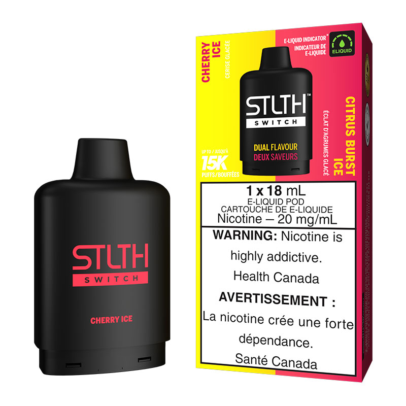 STLTH SWITCH CHERRY ICE CITRUS BURST ICE 5PC