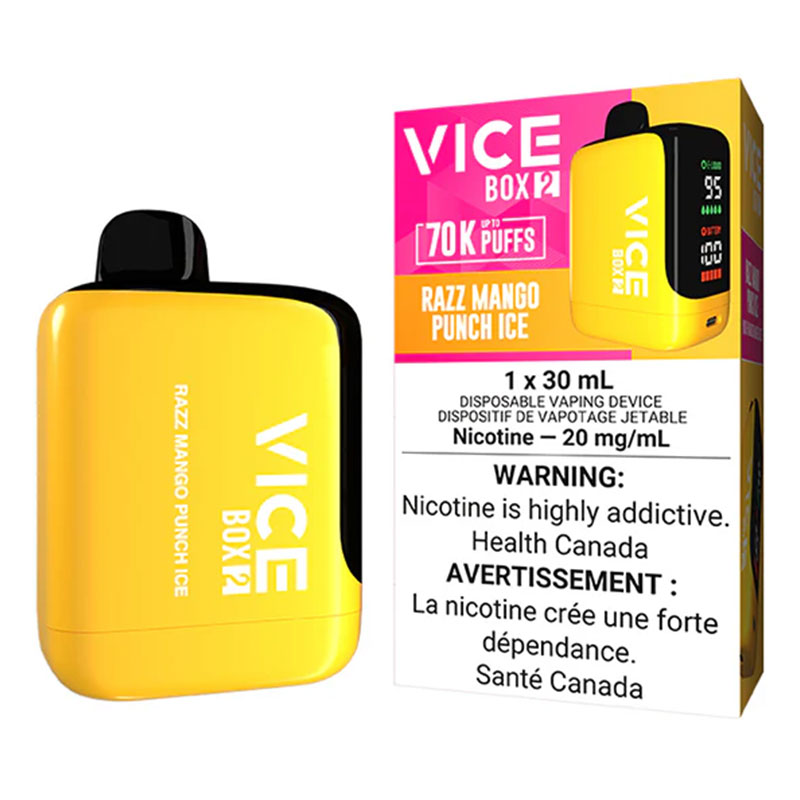 VICE BOX 2 RAZZ MANGO PUNCH ICE
