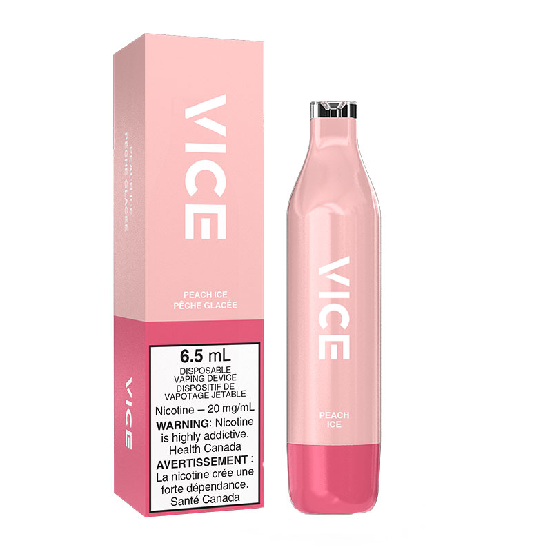 VICE DISPOSABLE PEACH ICE 6PC CARTON