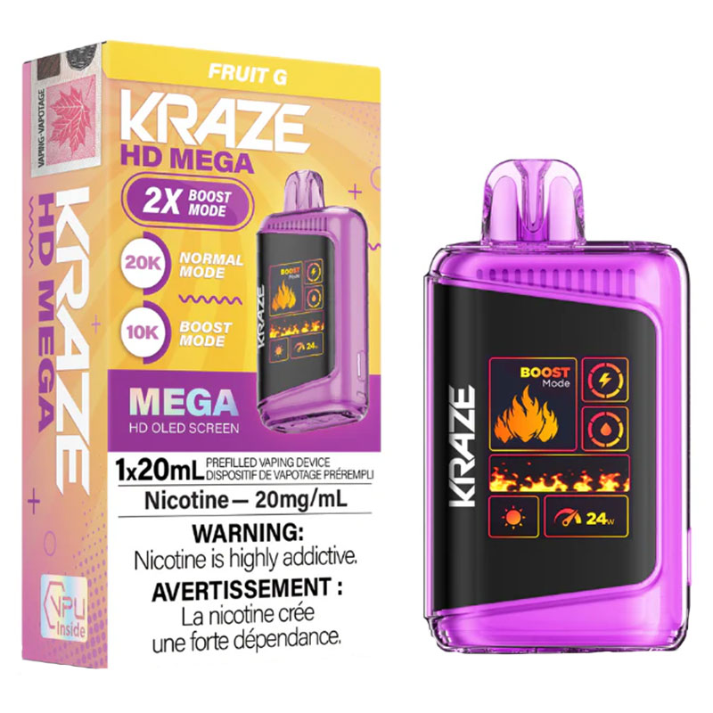 KRAZE HD MEGA 20K FRUIT G 5PC