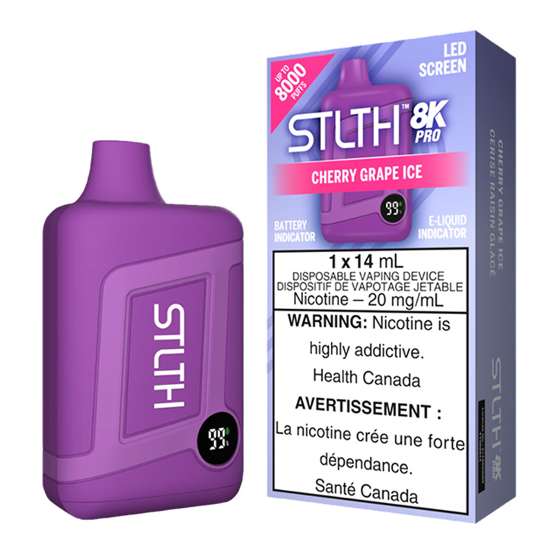 STLTH 8K PRO - CHERRY GRAPE ICE