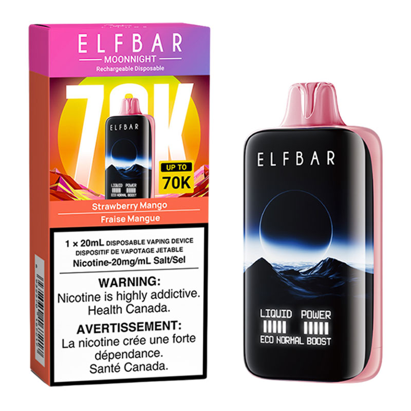 ELFBAR MOONLIGHT 70K - STRAWBERRY MANGO 5CT