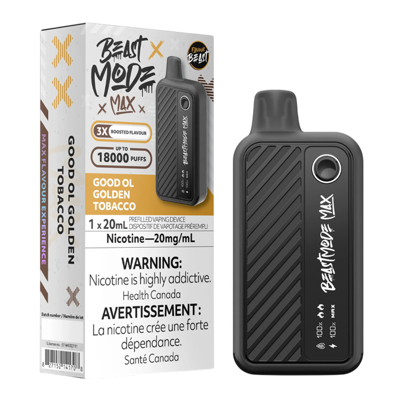 FB BEAST MODE MAX GOOD OL GOLDEN TOBACCO 5PK