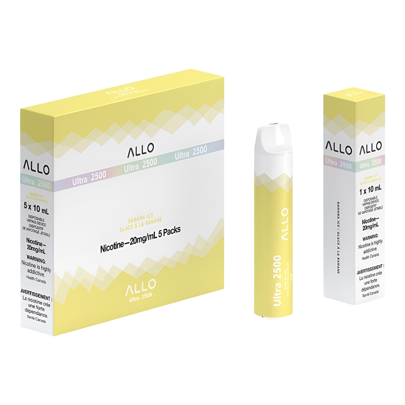 ALLO 2500 BANANA ICE 5 PC CARTON