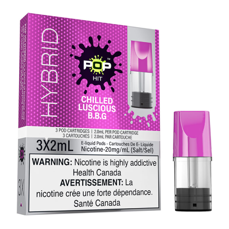 POP HIT HYBRID 3 X 2ML - CHILLED LUSCIOUS BUBBLEGUM